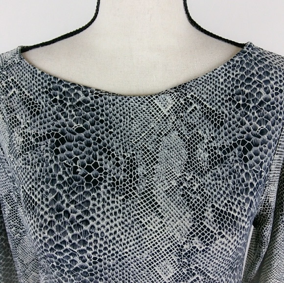 Veronicam Snake Print Dress Stretch - Picture 3 of 5